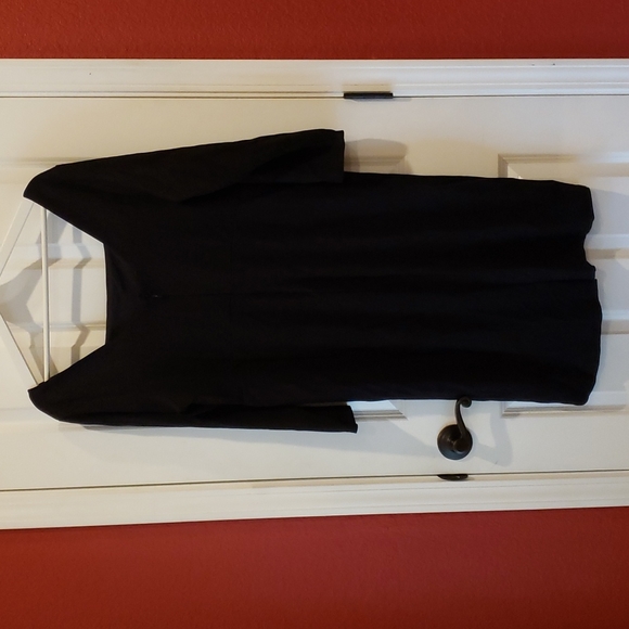 TORRID Black Premium Ponte Knit Bodycon Cocktail Dress sz 20 Women's Plus LBD - Picture 6 of 13